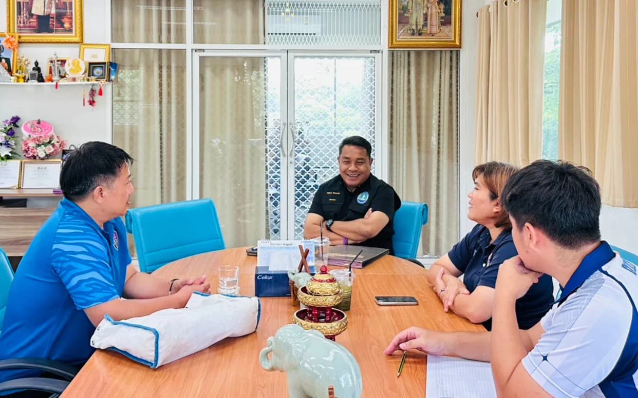 ประชุมหารือร่วมกับฝ่ายวอลเลย์บอล สมาคมกีฬาแห่งจังหวัดเชียงใหม่