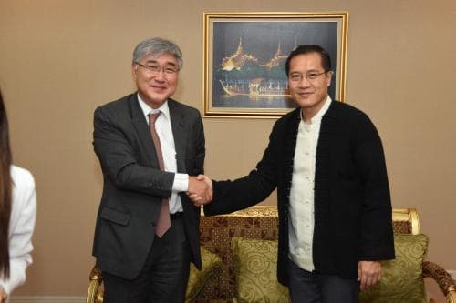 เอกอัครราชทูตสาธารณรัฐเกาหลีประจำประเทศไทย เข้าเยี่ยมคารวะ