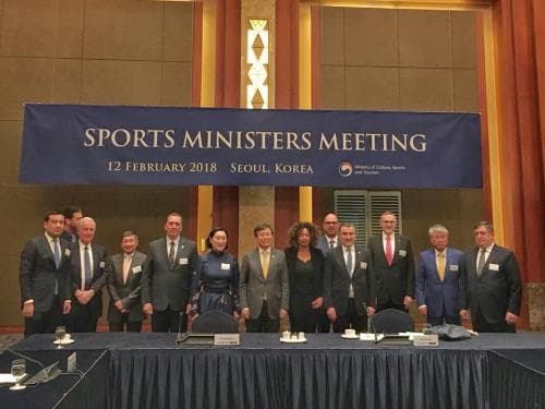 การประชุมรัฐมนตรีกีฬา (Sports Ministers Meeting) ณ ประเทศเกาหลีใต้