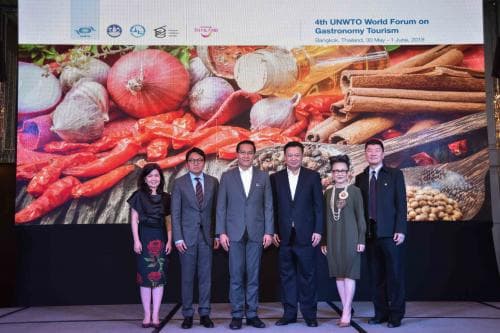 แถลงข่าวการเป็นเจ้าภาพงานสัมมนา UNWTO World Forum on Gastronomy Tourism ครั้งที่ 4