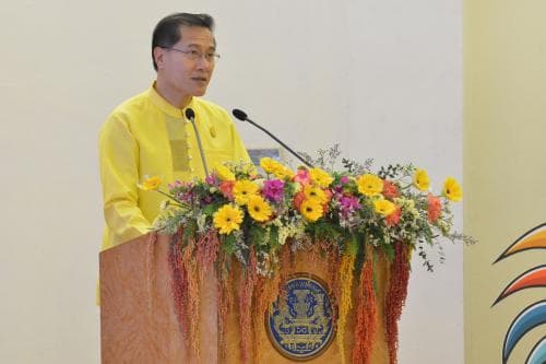 พิธีมอบเงินรางวัลแก่นักกีฬาทีมชาติไทยที่ได้เหรียญรางวัลจากการแข่งขันมหกรรมกีฬานานาชาติ