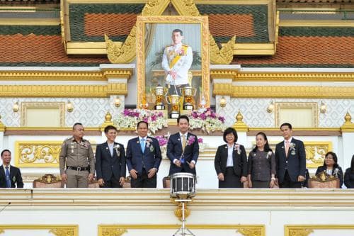 พิธีเปิดการประกวดวงโยธวาทิต ชิงถ้วยพระราชทานฯ ประจำปี 2562