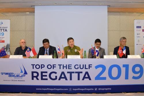 แถลงข่าวการแข่งขันเรือใบนานาชาติ ท็อป ออฟ เดอะ กัฟ  รีกัตต้า ประจำปี 2562