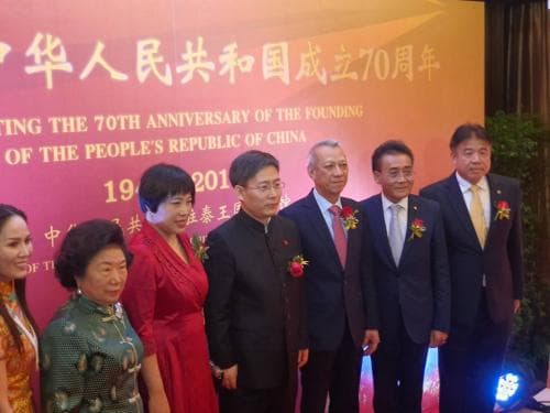 ก.ท่องเที่ยวและกีฬา ร่วมแสดงความยินดีเนื่องในโอกาสครบรอบ 70 ปี สาธารณรัฐประชาชนจีน
