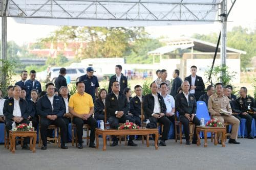 รมว.ท่องเที่ยวและกีฬา ร่วมเปิดโครงการบ้านพักและมอบกุญแจบ้านให้ผู้เข้าอาศัย จำนวน 60 หลัง