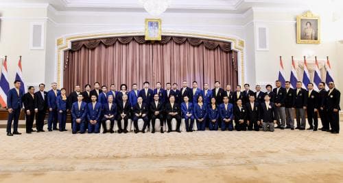 รมว.ท่องเที่ยวและกีฬา นำคณะนักกีฬา เข้ารับโอวาทจากนายกรัฐมนตรี