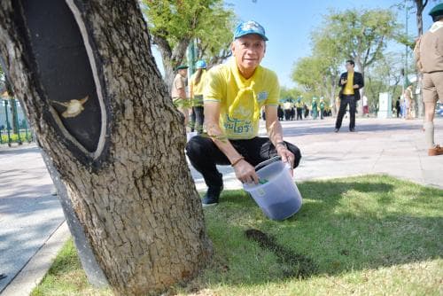รมว.พิพัฒน์ ร่วมกิจกรรมจิตอาสาพัฒนาสิ่งแวดล้อมและบำเพ็ญสาธารณประโยชน์ เนื่องในวันพ่อแห่งชาติ 5 ธันวาคม 2562 ณ ท้องสนามหลวง กรุงเทพฯ
