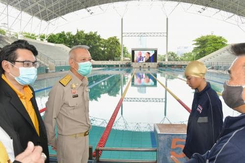 รมว.ท่องเที่ยวและกีฬา เยี่ยมชมการฝึกซ้อมพร้อมให้กำลังใจ นักกีฬาคนพิการ ที่ กกท. หัวหมาก 