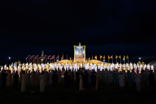 พิธีจุดเทียนถวายพระพรชัยมงคล เนื่องในโอกาสวันเฉลิมพระชนมพรรษาพระบาทสมเด็จพระเจ้าอยู่หัว 28 กรกฎาคม 2563 