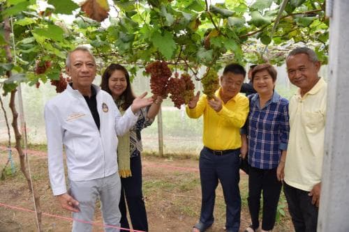 รมว.พิพัฒน์ เยี่ยมชมศูนย์เรียนรู้เกษตรผสมผสานตามปณิธานพ่อหลวง