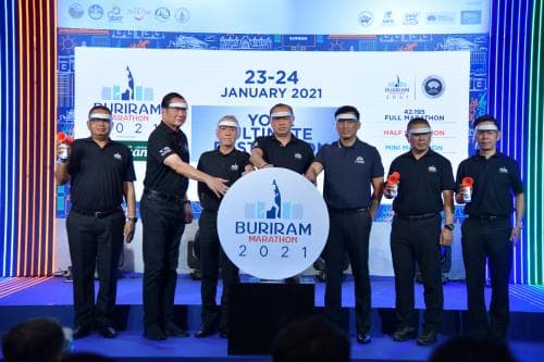 "บุรีรัมย์มาราธอน 2021 " งานวิ่งเวิล์ดคลาสวิถีใหม่!! ชวนนักวิ่งสร้างปรากฎการณ์อีกครั้ง 23-24 ม.ค. ปีหน้า ยิ่งใหญ่ - ปลอดภัย สมศักดิ์ศรีมาราธอนระดับโลก