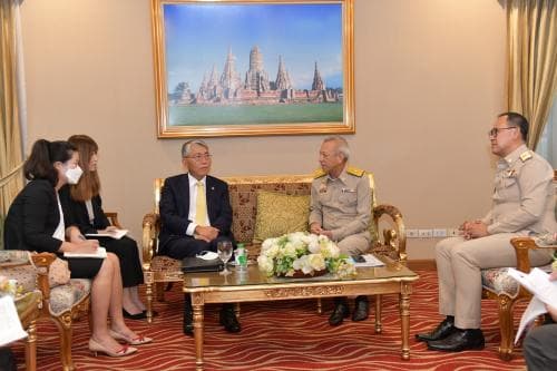 เอกอัครราชทูตวิสามัญผู้มีอำนาจเต็มแห่งสาธารณรัฐเกาหลี ประจำประเทศไทย เข้าเยี่ยมคารวะ ในโอกาสเข้ารับตำแหน่งใหม่