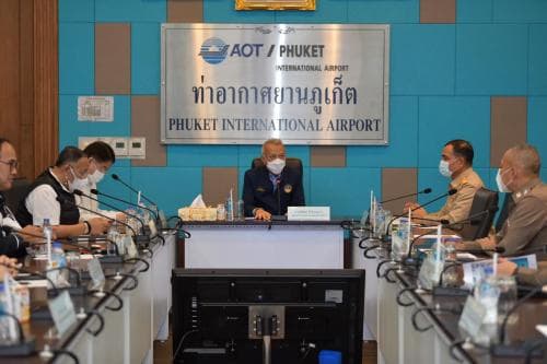 รมว.พิพัฒน์ เป็นประธานการประชุมเตรียมความพร้อมก่อนการเปิด Phuket Sandbox 1 กรกฎาคม 2564