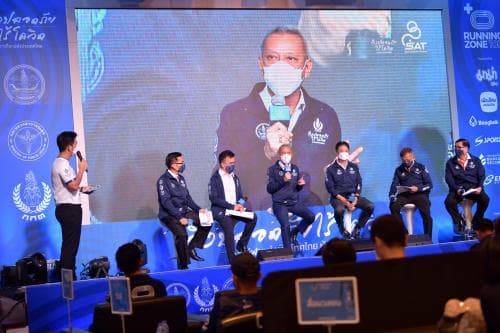 รมว.พิพัฒน์ แถลงข่าวกิจกรรมวิ่งปลอดภัยไร้โควิด ครั้งที่ 2