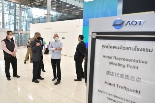 รมว.พิพัฒน์ ลงพื้นที่ตรวจเยี่ยมจุดนัดพบตัวแทนโรงแรม และพื้นที่ของสมาคมไทยธุรกิจการท่องเที่ยว (ATTA)