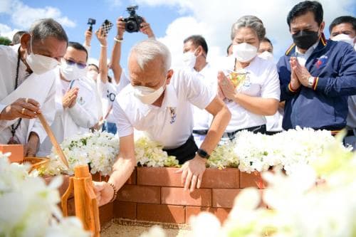 รมว. พิพัฒน์ เป็นประธานวางศิลาฤกษ์มณฑปพ่อขุนศรัทธาวัดท่าแค