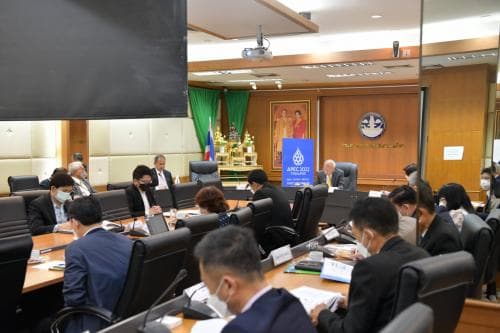 ประชุมคณะกรรมการตรวจสอบและประเมินผลประจำกระทรวงการท่องเที่ยวและกีฬา (ค.ต.ป.กก.) ร่วมกับผู้บริหารกระทรวงการท่องเที่ยวและกีฬา