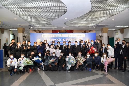 รมว.พิพัฒน์ ให้โอวาทนักกีฬาทีมชาติไทยชุด "เวิลด์เกมส์ 2022"