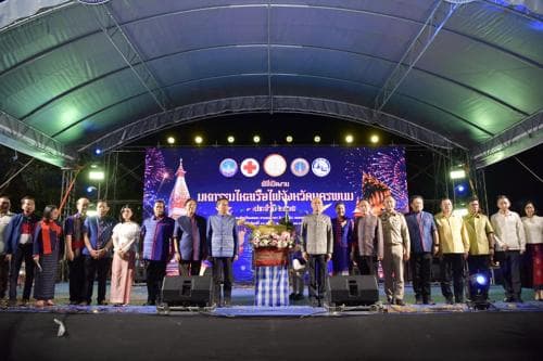 รมว.กก. เป็นประธานพิธีเปิดงานมหกรรมไหลเรือไฟจังหวัดนครพนม ประจำปี 2565