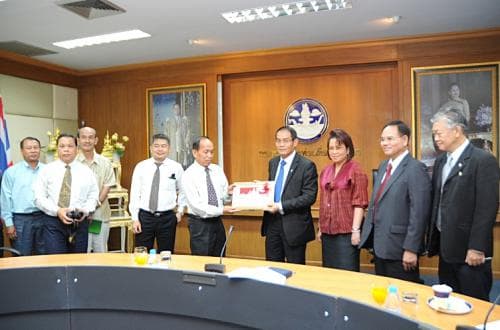 ต้อนรับคณะสื่อมวลชนจากสาธารณรัฐประชาธิปไตยประชาชนลาว