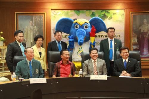 แถลงข่าวความพร้อมการเป็นเจ้าภาพกีฬามหา'ลัย ครั้งที่ ๔๐ "พลบดีเกมส์"