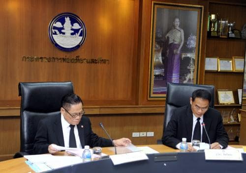 ประชุมคณะกรรมการติดตามเร่งรัดพัฒนาการท่องเที่ยว ครั้งที่ ๑/๒๕๕๖