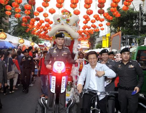 รณรงค์และประชาสัมพันธ์ในย่านเยาวราช