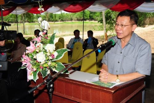 ลงพื้นที่สำรวจโครงการพัฒนาแหล่งน้ำขุดขยายสระเก็บน้ำ บ้านดอนเพชรหมู่ ๓ ตำบลบ่อย่าง - หมู่ ๑๐ ตำบลสว่างแจ้งสบายใจ