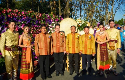 พิธีปล่อยขบวนรถบุปผชาติ งานมหกรรมไม้ดอกไม้ประดับ ครั้งที่ ๓๘ 