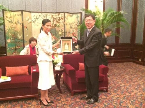 ร่วมงาน China International Travel Mart 2014 และหารือกับ Mr. Du Jiang