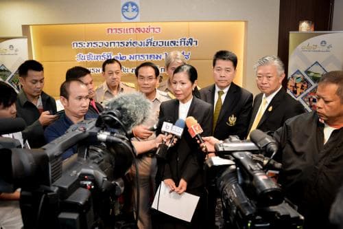 การแถลงข่าวเกี่ยวกับแนวทางการดำเนินงานด้านกีฬาและนันทนาการ ปี 2558 เพื่อขับเคลื่อนนโยบายด้านกีฬาและนันทนาการสู่การปฏิบัติอย่างมีเอกภาพ