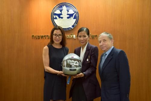 ประธาน FIA เข้าเยี่ยมคารวะ รัฐมนตรีว่าการกระทรวงการท่องเที่ยวและกีฬา 