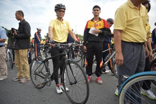 การซักซ้อมและประเมินความพร้อมในกิจกรรม "Bike for Mom ปั่นเพื่อแม่"