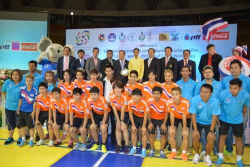 แถลงข่าวการสนับสนุนการแข่งขันกีฬาฟุตซอลคนหูหนวกชิงแชมป์โลก ครั้งที่ 4