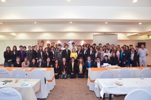 พิธีเปิดการอบรมภาษาจีนให้กับอาสาสมัครช่วยเหลือนักท่องเที่ยว โครงการสร้างเครือข่ายและพัฒนาบุคลากรช่วยเหลือนักท่องเที่ยว รุ่นที่ 2