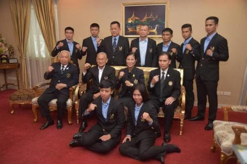 สมาคมกีฬามวยไทยสมัครเล่นแห่งประเทศไทยฯ  นำนักกีฬาที่จะเดินทางไปแข่งขัน World Games ประเภท Marital Arts Games ณ เมือง Wroclaw ประเทศโปแลนด์ ระหว่างวันที่ 27-30 ก.ค. 60 นี้ เข้าพบรัฐมนตรีว่าการกระทรวงการท่องเที่ยวและกีฬา