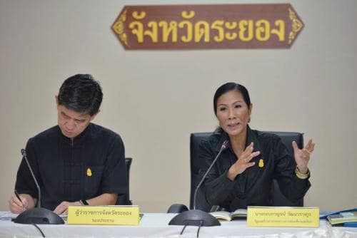 รัฐมนตรีว่าการกระทรวงการท่องเที่ยวและกีฬา พร้อมด้วย ผู้ว่าราชการจังหวัดระยอง ร่วมประชุมเขตพัฒนาการท่องเที่ยวภาคตะวันออก Active Beach 