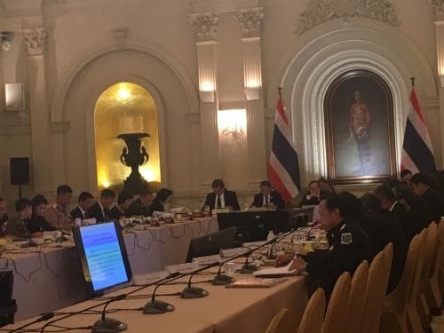 ผู้ช่วยรัฐมนตรีประจำกระทรวงการท่องเที่ยวและกีฬาเข้าร่วมประชุมคณะกรรมการป้องกันและปราบปรามการค้ามนุษย์ ครั้งที่ 3/2560