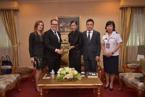 เอกอัครราชฑูตนิวซีแลนด์ ประจำประเทศไทย เข้าพบรัฐมนตรีว่าการกระทรวงการท่องเที่ยวและกีฬา