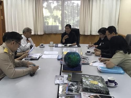 รัฐมนตรีว่าการกระทรวงการท่องเที่ยวและกีฬาเข้าร่วมประชุมกับกรมการท่องเที่ยว เพื่อติดตามความคืบหน้าการจัดทำพรบ.ส่งเสริมสมรรถนะบุคลากรด้านการท่องเที่ยว