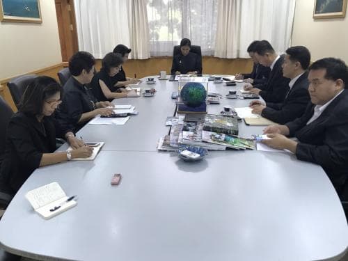 รัฐมนตรีว่าการกระทรวงการท่องเที่ยวและกีฬา ประชุมสรุปข้อสั่งการจากการประชุมคณะรัฐมนตรี