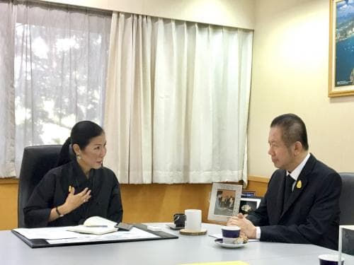 รมว.ท่องเที่ยวและกีฬา  เป็นประธานการหารือ ร่วมกับคุณสนั่น อังอุบลกุล กงสุลใหญ่กิตติมศักดิ์ สาธารณรัฐมัลดีฟส์ประจำประเทศไทย