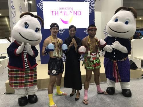 รมว.ท่องเที่ยวและกีฬา พร้อมด้วยท่านฑูตและผู้ว่าททท. ร่วมทำพิธีเปิดงานคูหาประเทศไทย ร่วมส่งเสริมการท่องเที่ยวรุกตลาดญี่ปุ่น