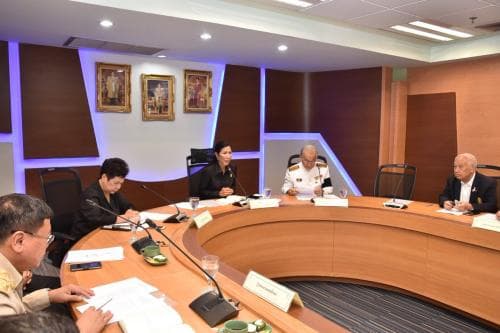 รมว.ท่องเที่ยวและกีฬาประชุมร่วมกับสมาคมมวยไทย ซึ่งนำเสนอการจัดมหกรรมมวยไทยโลก