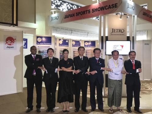 รมว.ท่องเที่ยวและกีฬา ร่วมชมนิทรรศการ Japan Sports Showcase ที่นำเสนอโครงการสินค้าและบริการจากญี่ปุ่น