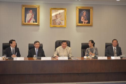 รองนายกรัฐมนตรีเป็นประธานการประชุมการนำเสนอผลการวิจัยเบื้องต้นของโครงการวิจัยตามกรอบ MOU 3 หน่วยงาน