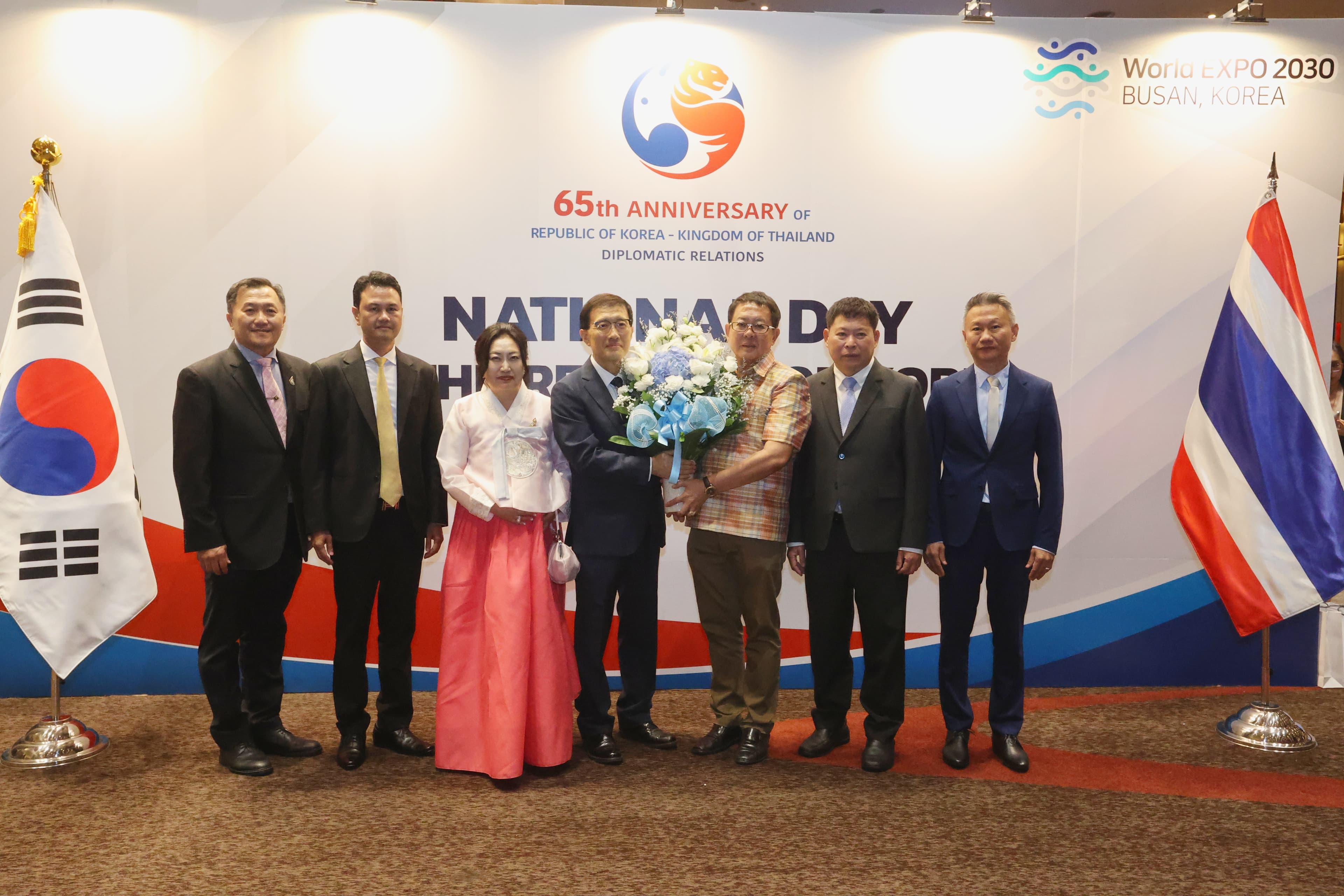 เลขานุการ รมว.ท่องเที่ยวและกีฬา ร่วมงานวันสถาปนาประเทศเกาหลี (National Foundation Day)