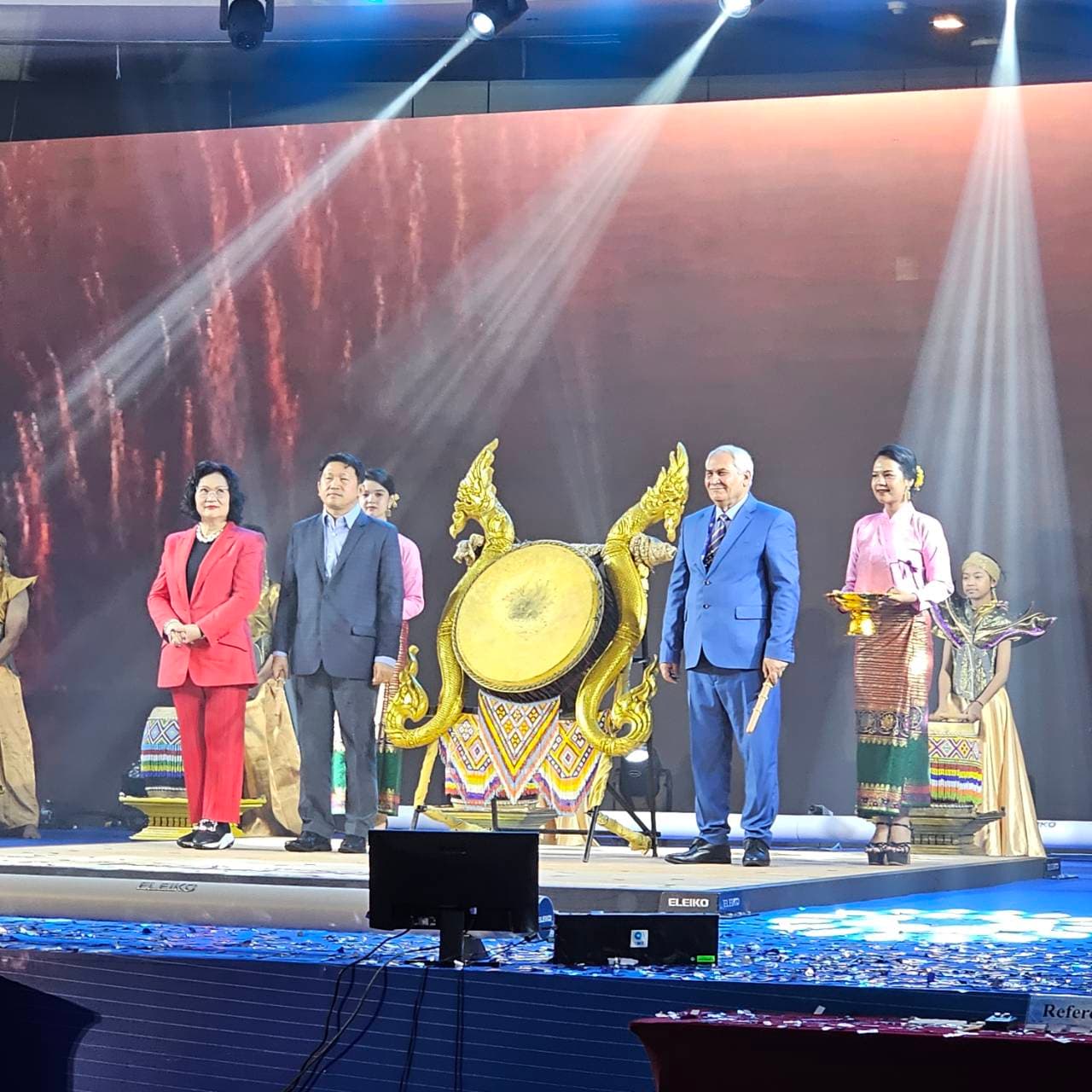 พิธีเปิดและมอบเหรียญรางวัลการแข่งขันยกน้ำหนักเวิลด์ คัพ ประจำปี 2567