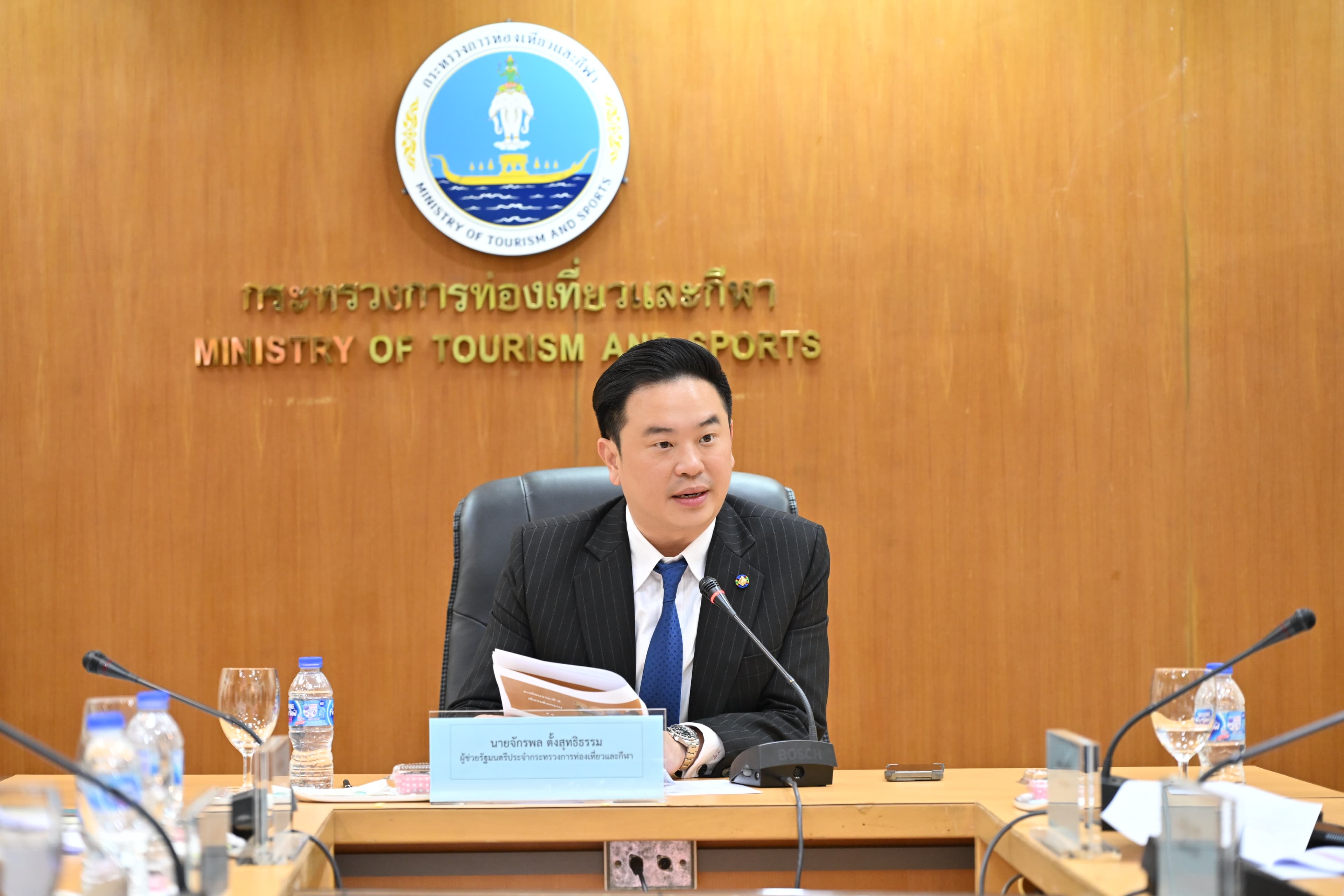 ผช.รมว. เป็นประธานการประชุมคณะทำงานส่งเสริมธุรกิจที่พักเพื่อการท่องเที่ยว ครั้งที่ 1/2568 ขับเคลื่อนแนวทางแก้ไขกฎหมายและบูรณาการการทำงานระหว่างหน่วยงาน