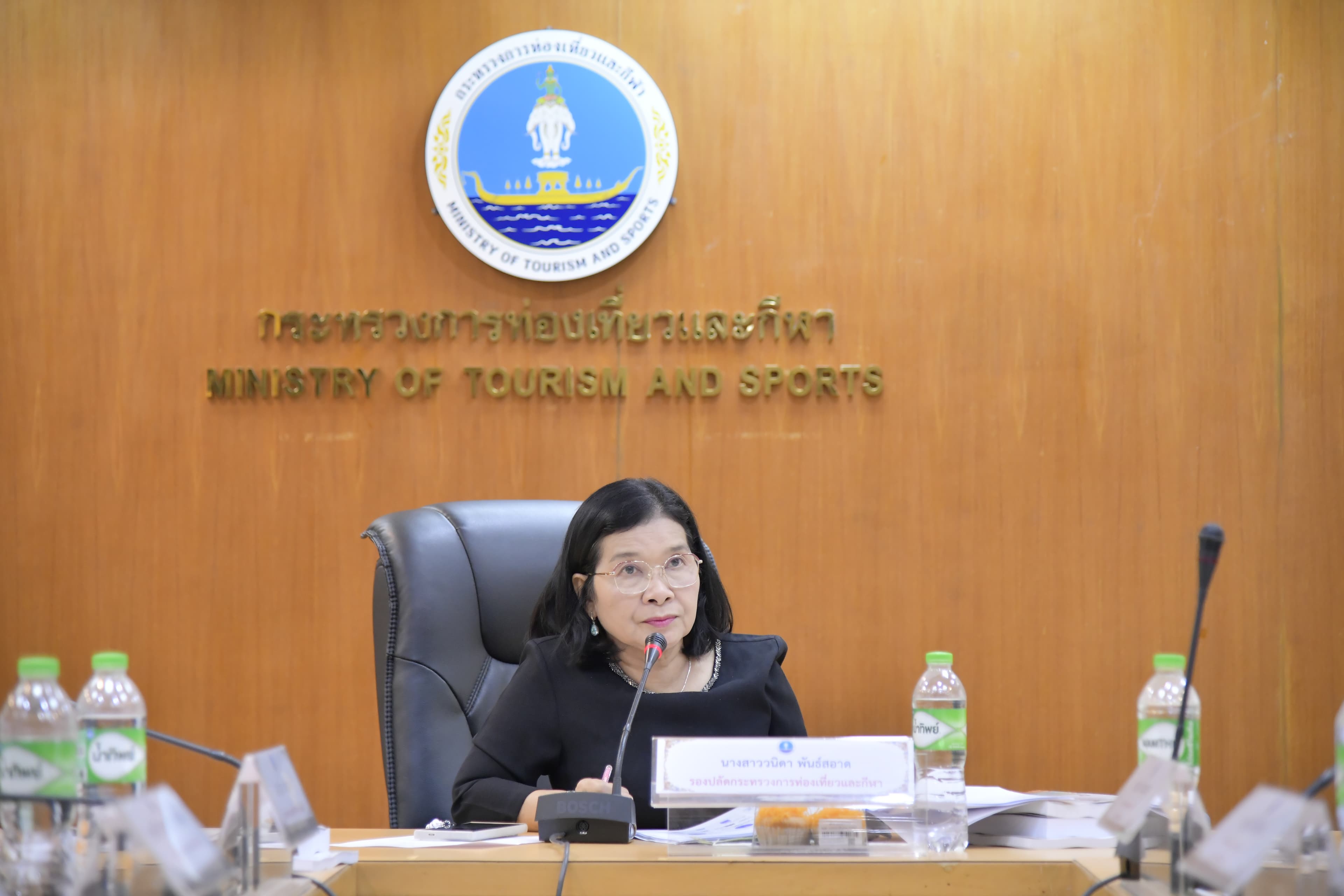 รองปลัดกระทรวงการท่องเที่ยวและกีฬา ประชุมขับเคลื่อนโครงการด้านวิทยาศาสตร์ วิจัยและนวัตกรรม ครั้งที่ 1/2568